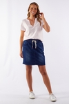 Status denim skirt