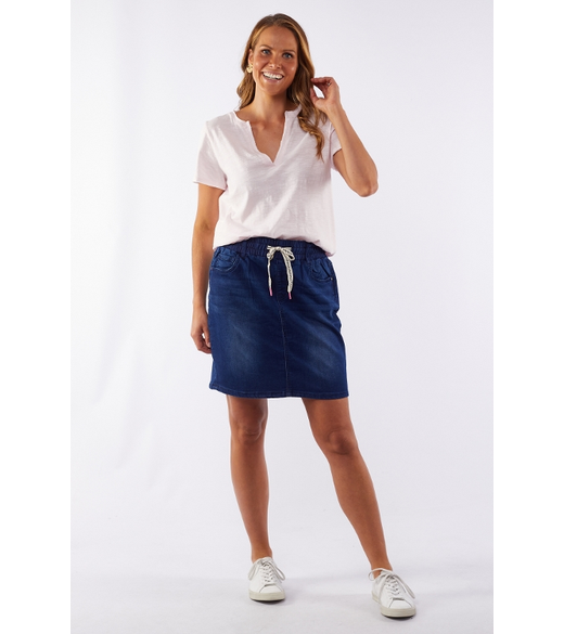 Status denim skirt