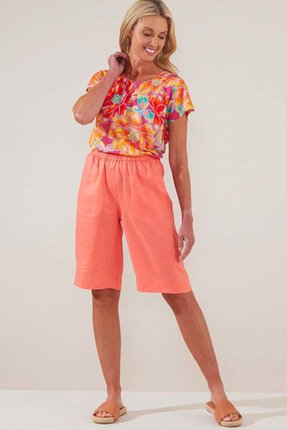 Essential linen short-shorts-Gaby's
