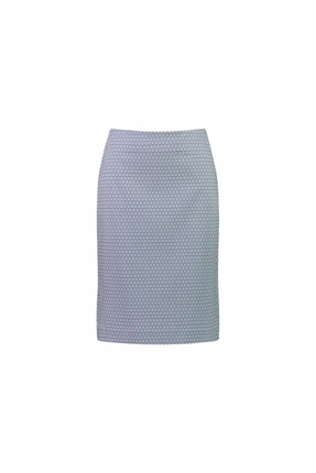 Print lightweight flat front skirt-skirts-Gaby's