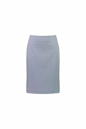 Print lightweight flat front skirt-skirts-Gaby's