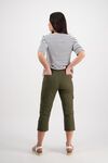 Poplin pull on cargo pant