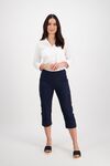 Poplin pull on cargo pant