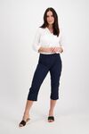 Poplin pull on cargo pant