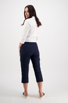 Poplin pull-on cargo pant