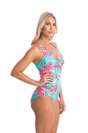 U hook clip back swimsuit