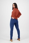 Slim leg denim pull on