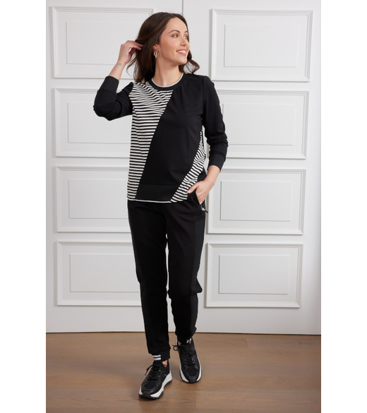 Simone spliced top